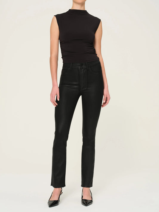 DL 1961/ Halle Straight/ Black Coated
