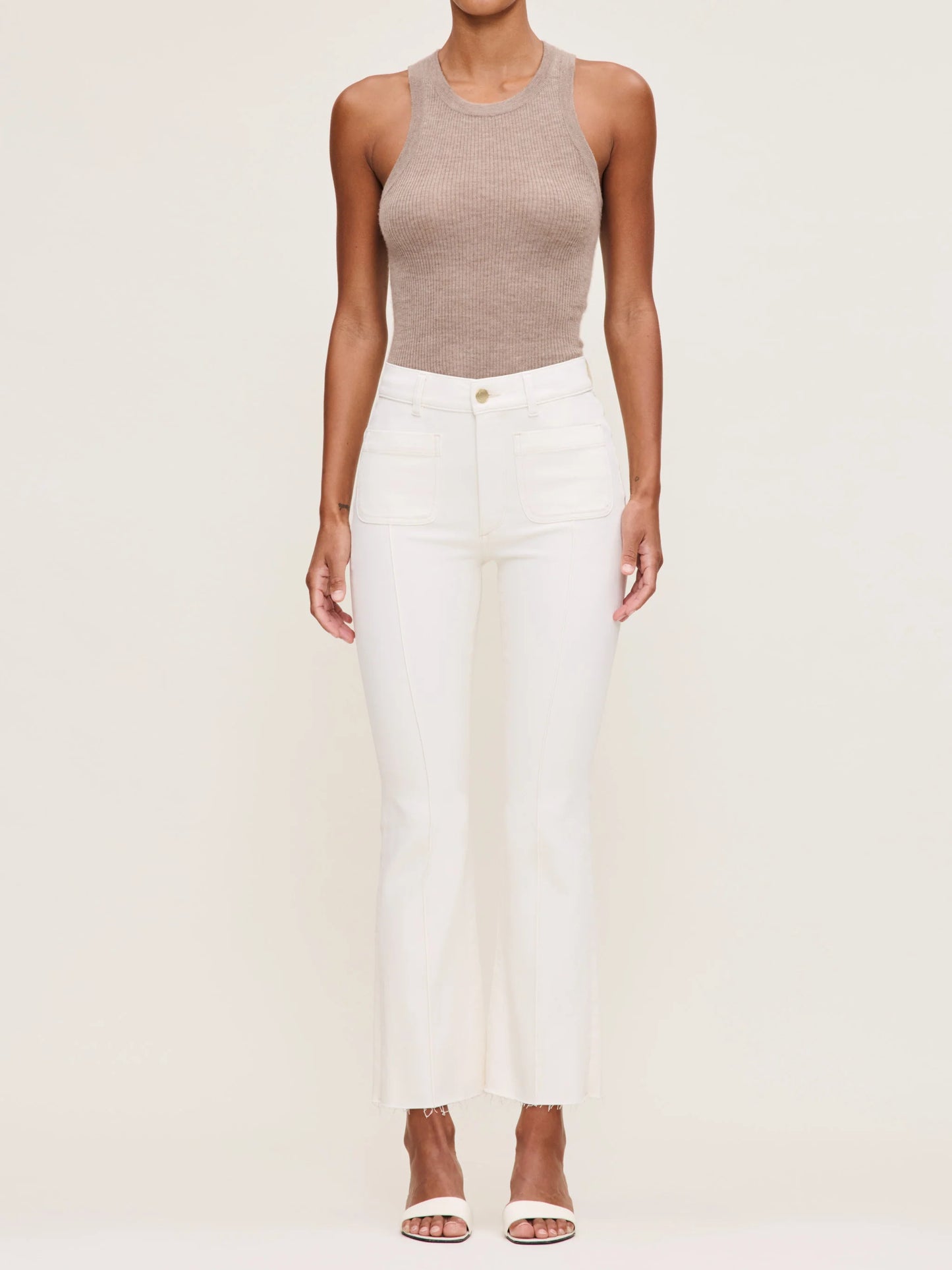 DL 1961/Bridget Boot/High Rise Instasculpt Crop eggshell