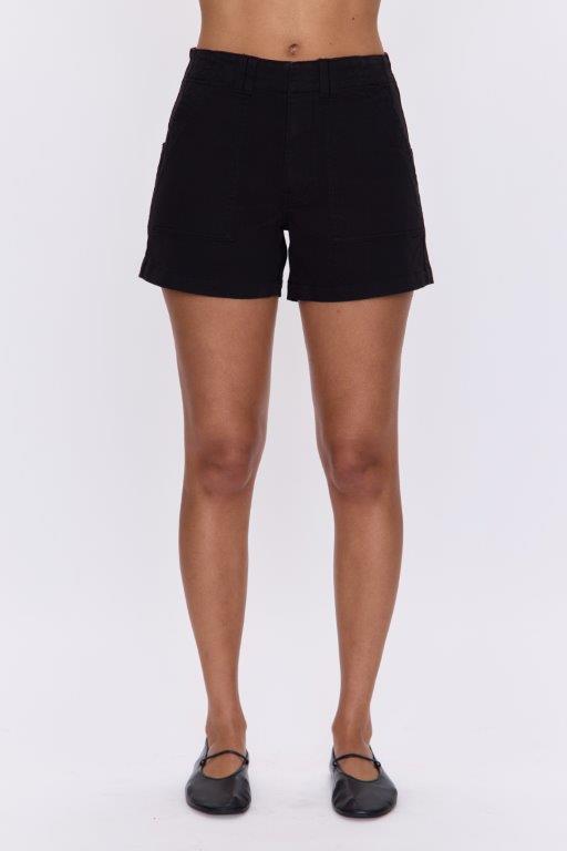 PISTOLA | MARISSA HIGH RISE UTILITY SHORT | NOIR