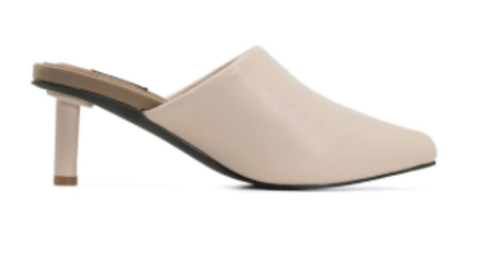 ROAM | STRIPE HEEL | CEMENT|CREAM