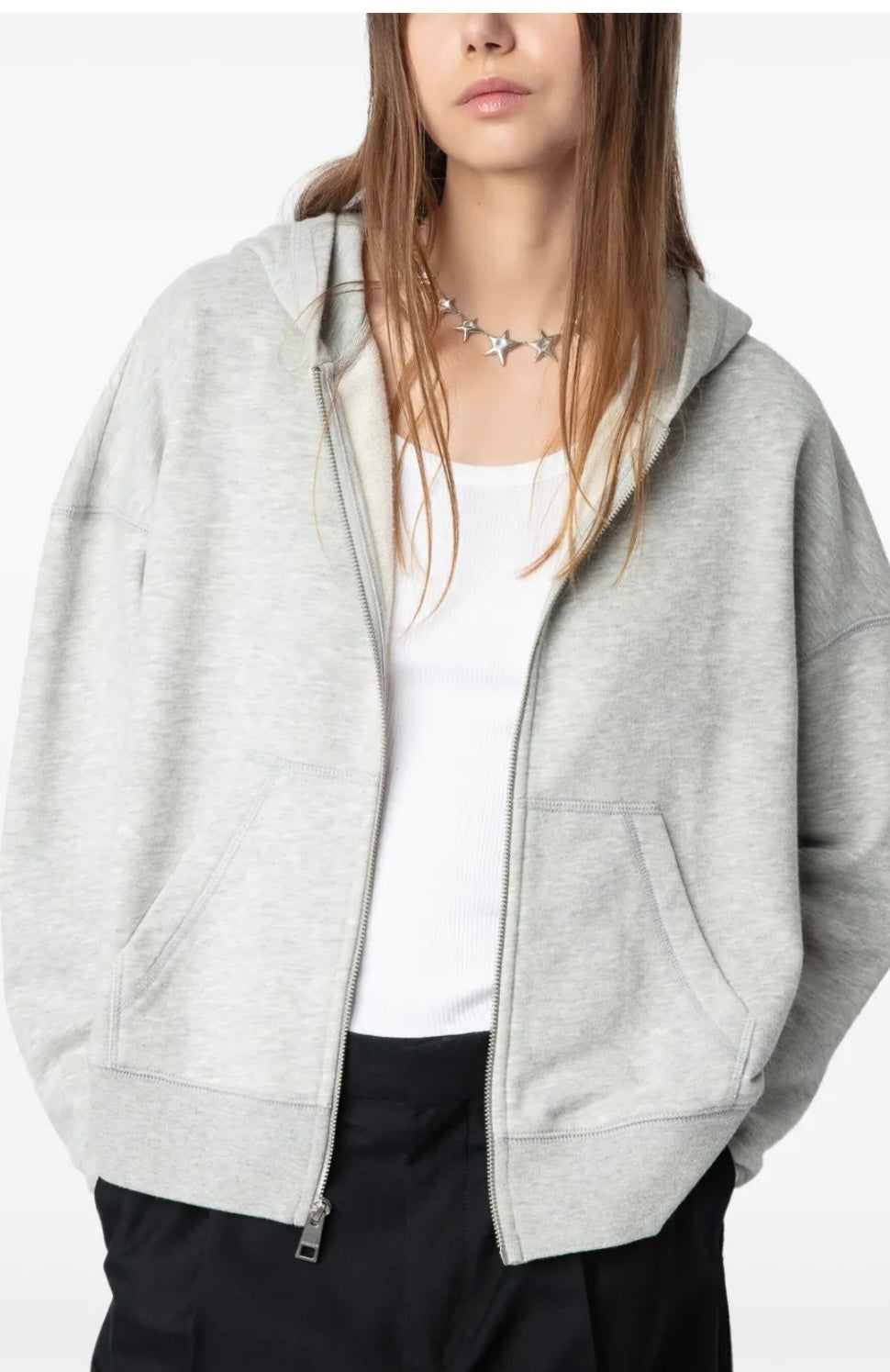 ZADIG & VOLTAIRE | FADED WINGS STRASS | ECRU