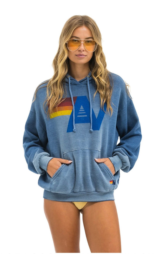 AVIATOR NATION | VINTAGE LOGO PULLOVER | FADED WATER