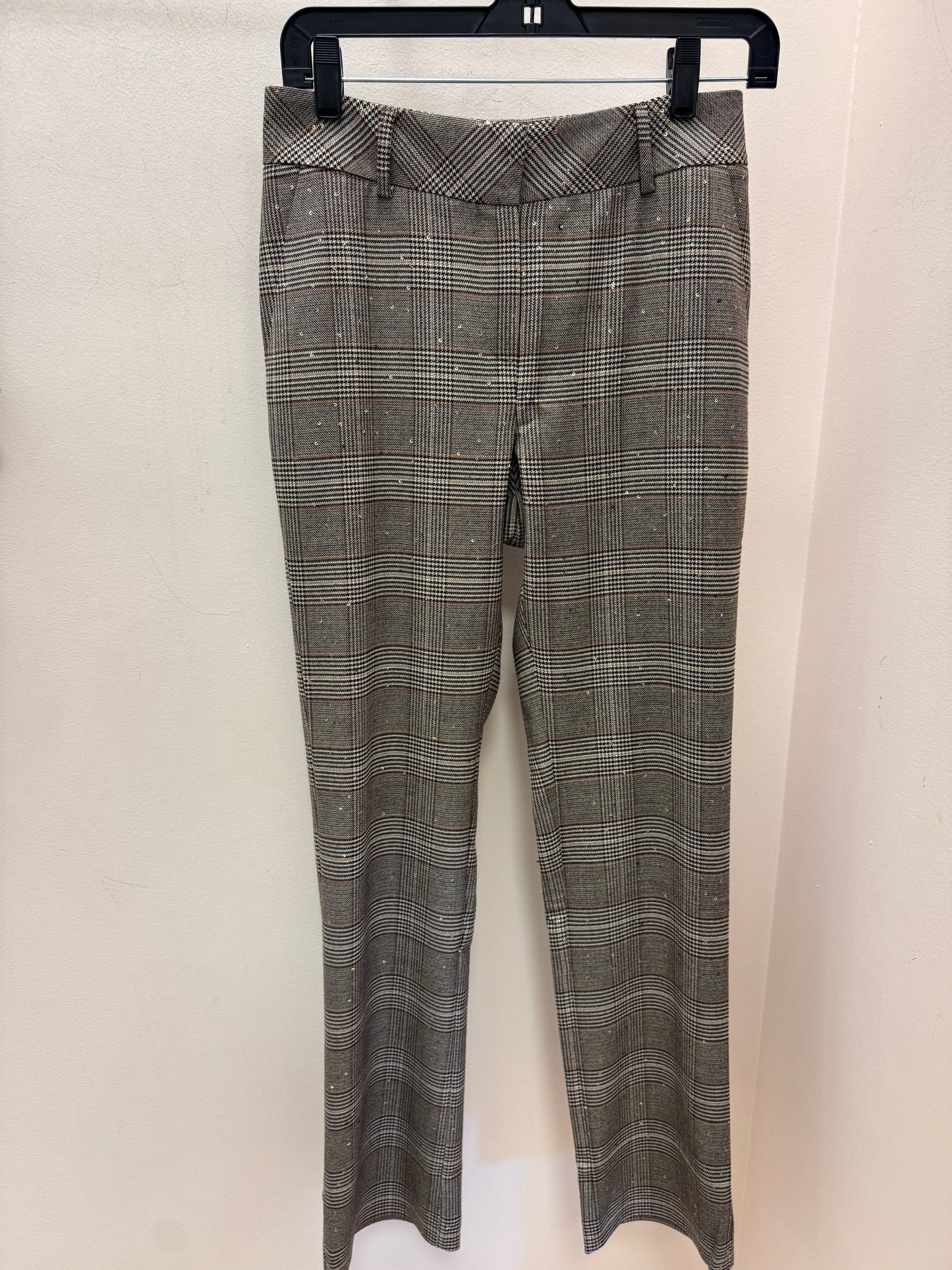 THEO | EUDORA CROPPED BOOTCUT SEQUINED POW PANT | KOFFEE BEAN