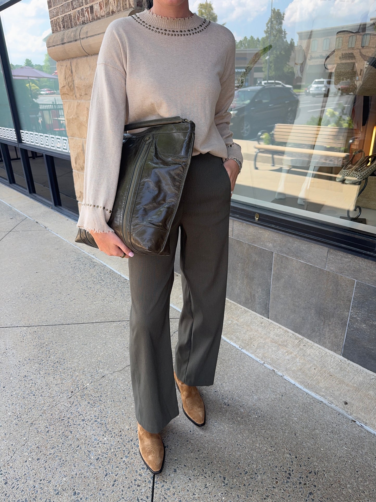 ILTM | PULL ON PANT | MOSSTONE