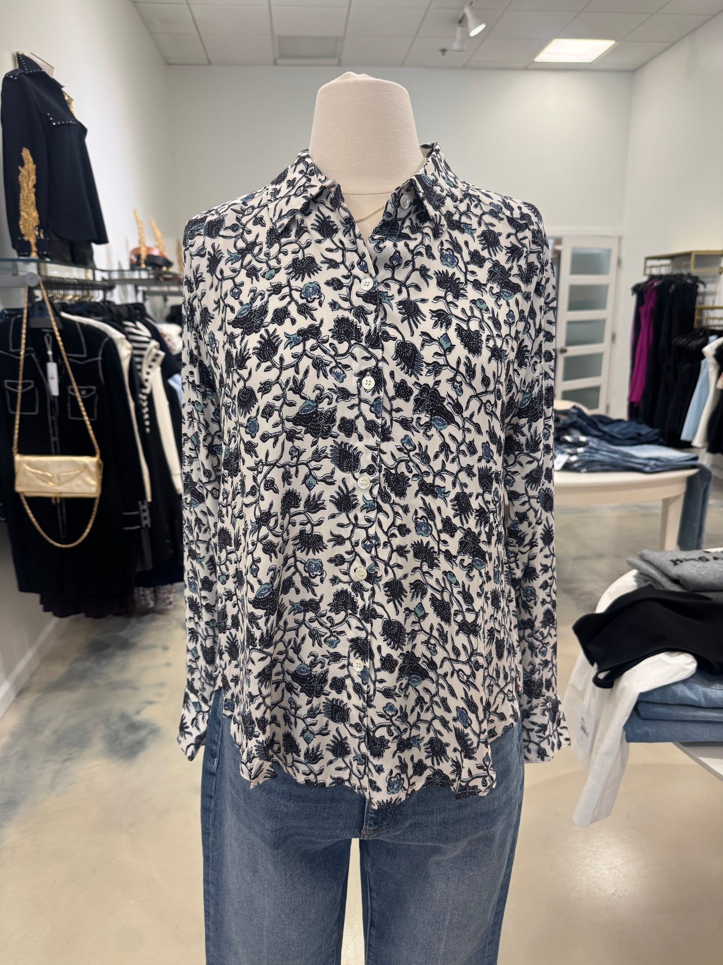 XIRENA | JACE SHIRT | BLUE BELL