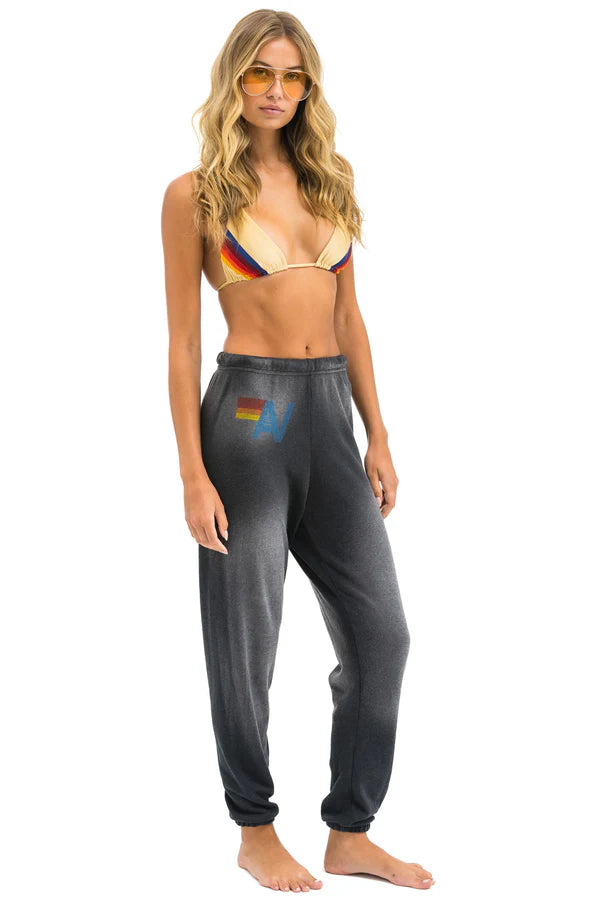 Aviator Nation/Vintage Logo/ Sweatpants/ Faded Smoke