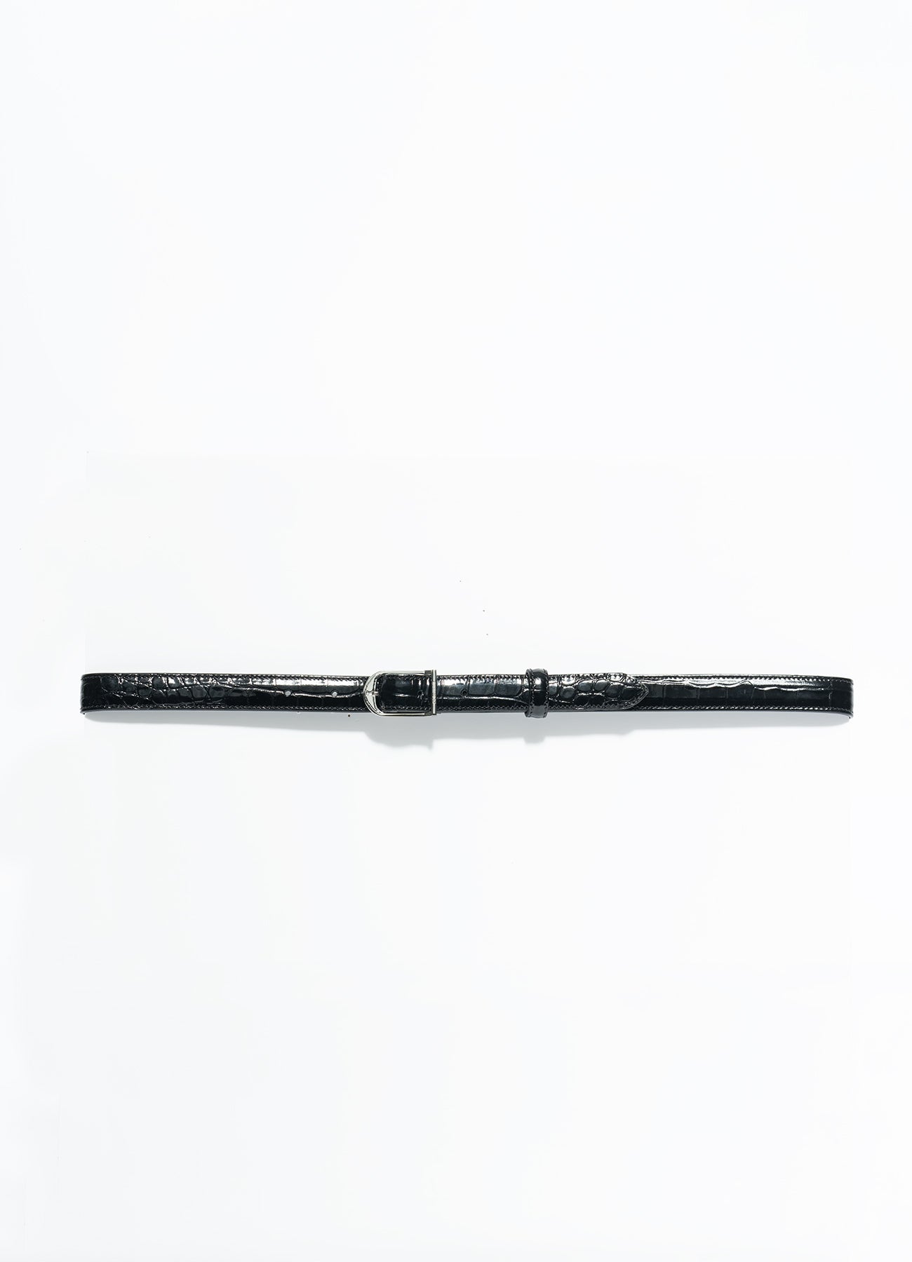 Zadig & Voltaire/ RISE 20MM EMBOSSED CROCO/ Noir