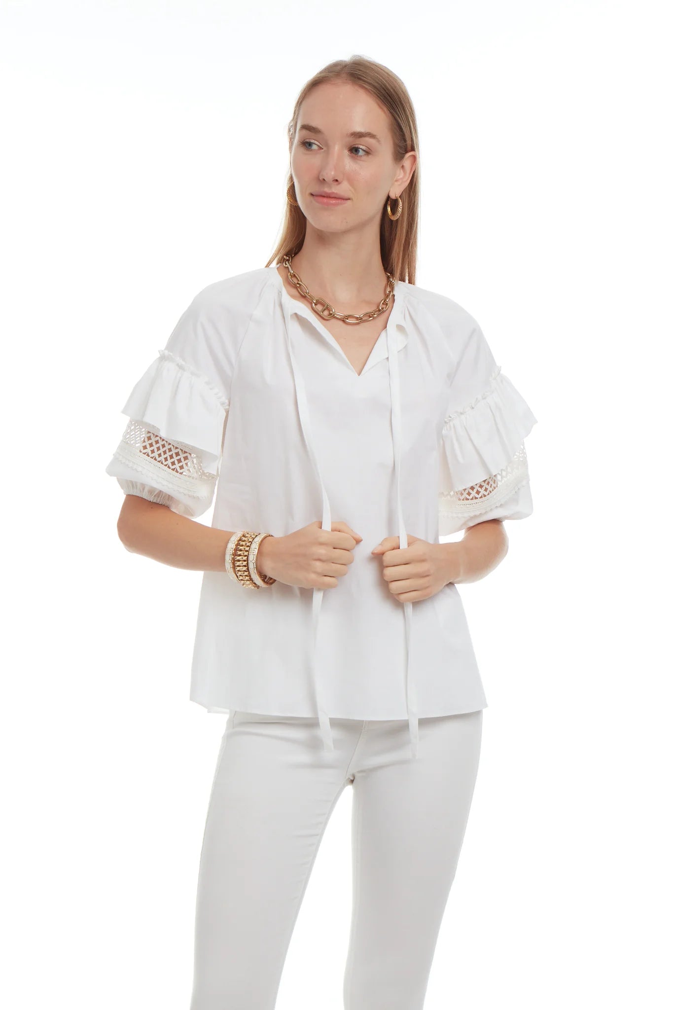 CLAUDETTE BLOUSE | WHITE