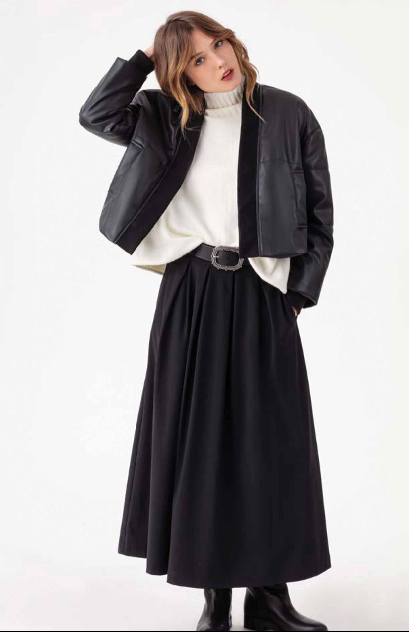 INDIES/ Tyra Skirt/ Noir