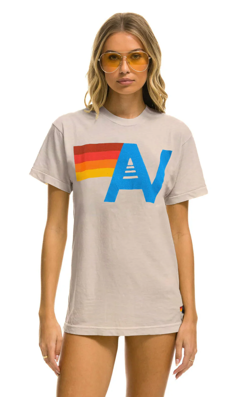 Aviator Nation/ LOGO TEE / SAND