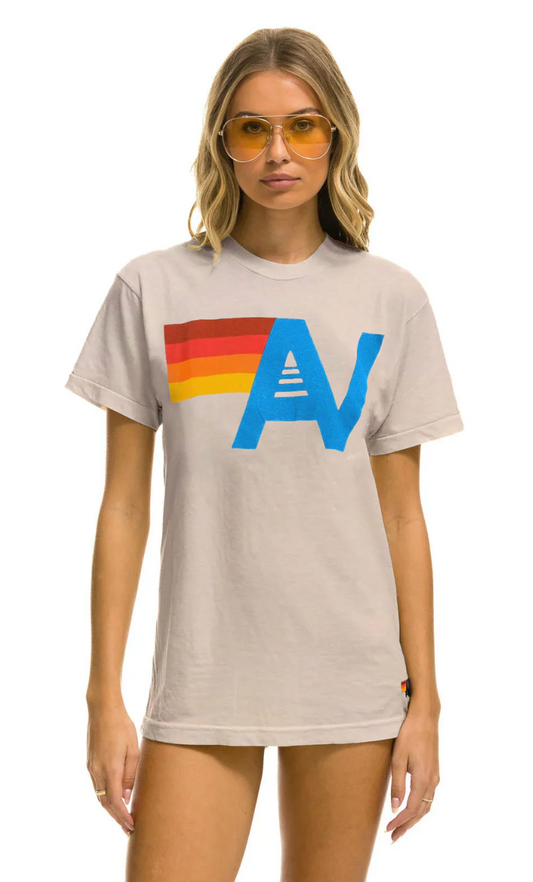 Aviator Nation/ LOGO TEE / SAND