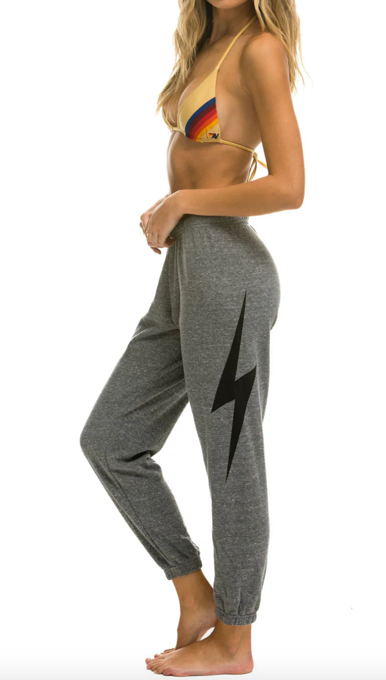 Aviator Nation/ Bolt- Women's Sweatpants/ Heather Gray
