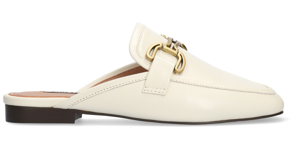 BIBI LOU | VELA LOAFER SLIPPER | WHITE