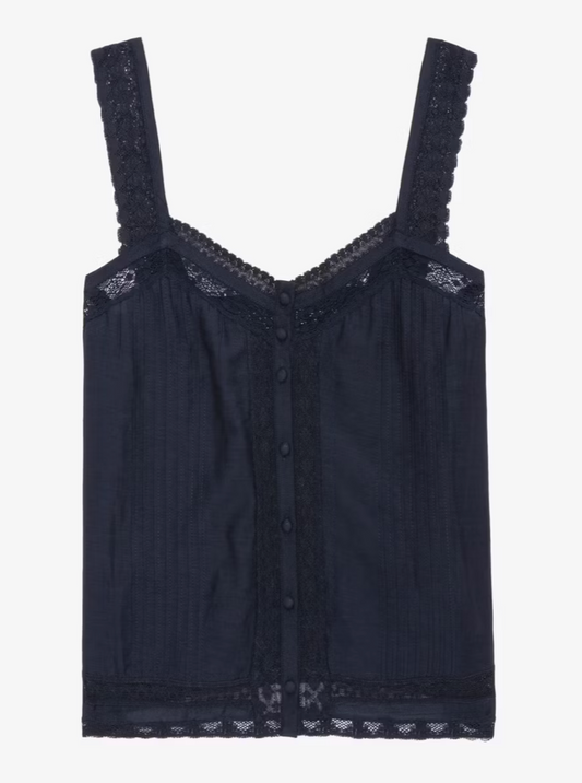 ZADIG & VOLTAIRE | CELITE CAMISOLE | ENCRE