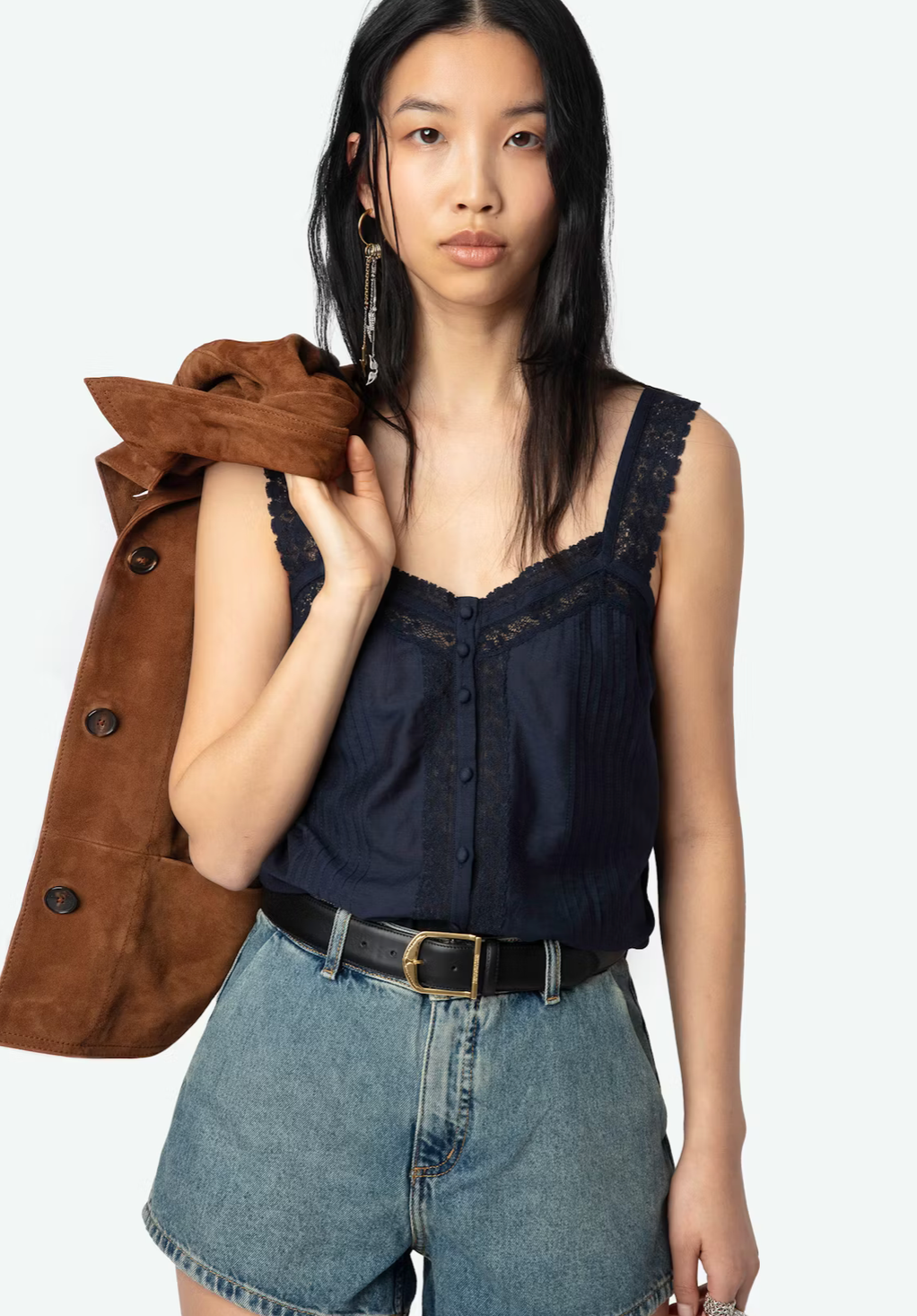 ZADIG & VOLTAIRE | CELITE CAMISOLE | ENCRE