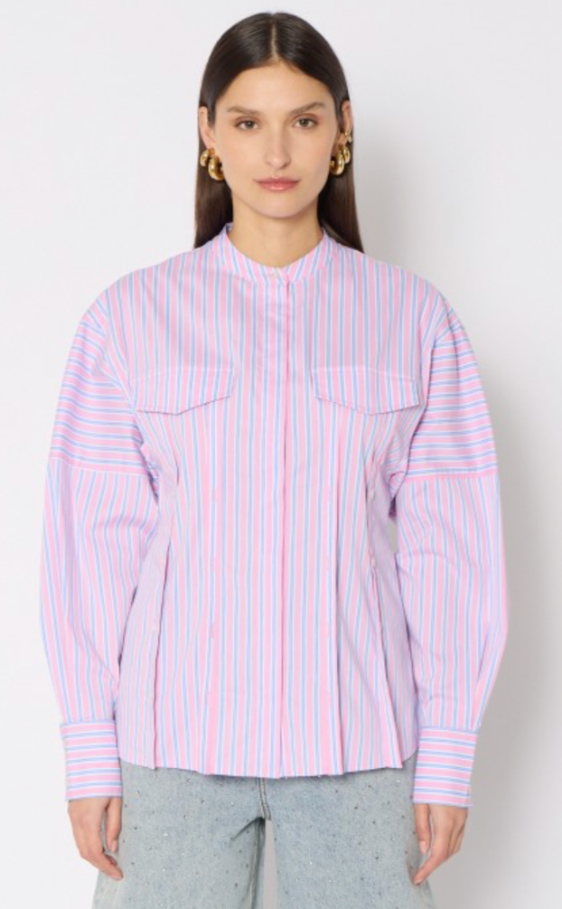 BERENICE | COLINA STRIPED SHIRT | CANDY