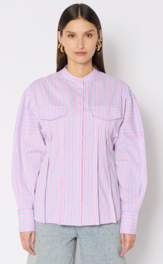 BERENICE | COLINA STRIPED SHIRT | CANDY
