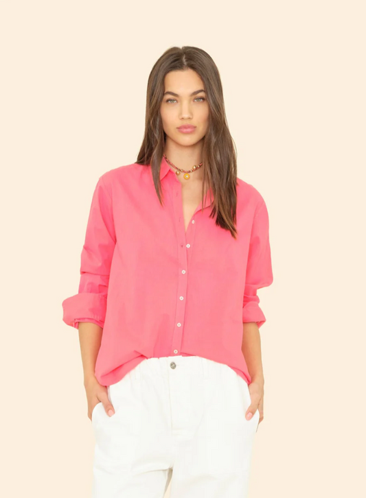 XIRENA | BEAU SHIRT | SUN KISS CORAL