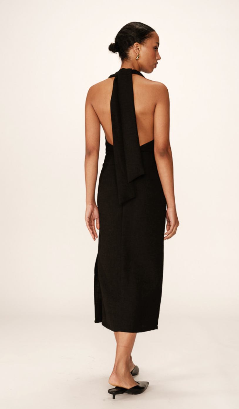 GRACE & MILA | PERLA DRESS | NOIR