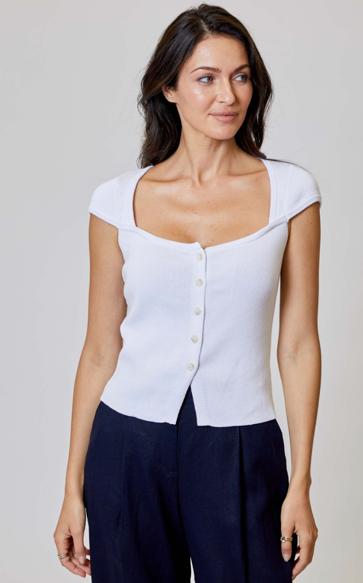 DH | GEORGINA TOP | WHITE
