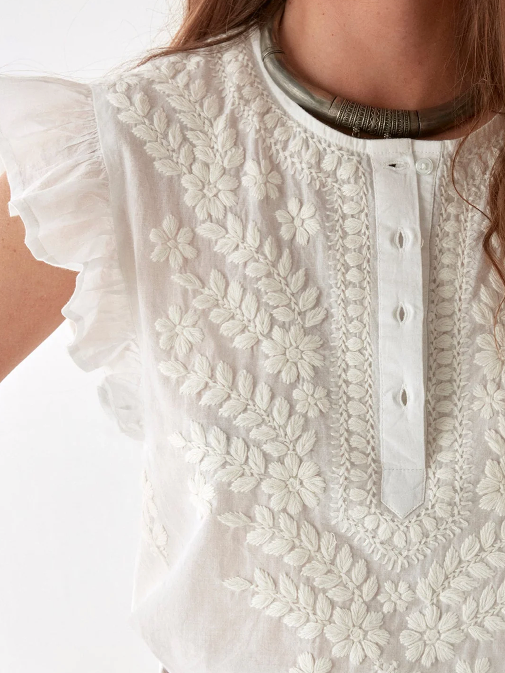 MAISON HOTEL | ASHANTI BLOUSE | IVORY