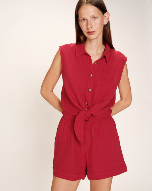 GRACE & MILA | REGLISSE SHIRT | RED