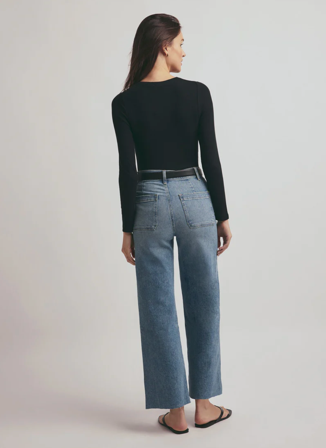 FAVORITE DAUGHTER | THE MISCHA SUPER HIGH RISE WIDE LEG ANKLE | MONTEREY