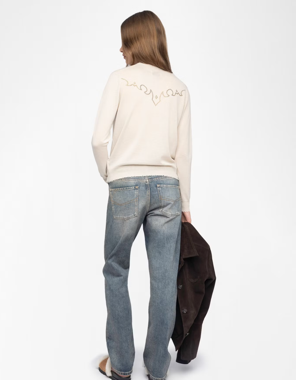 ZADIG AND VOLTAIRE | MISS CASHMERE SWEATER | ECRU