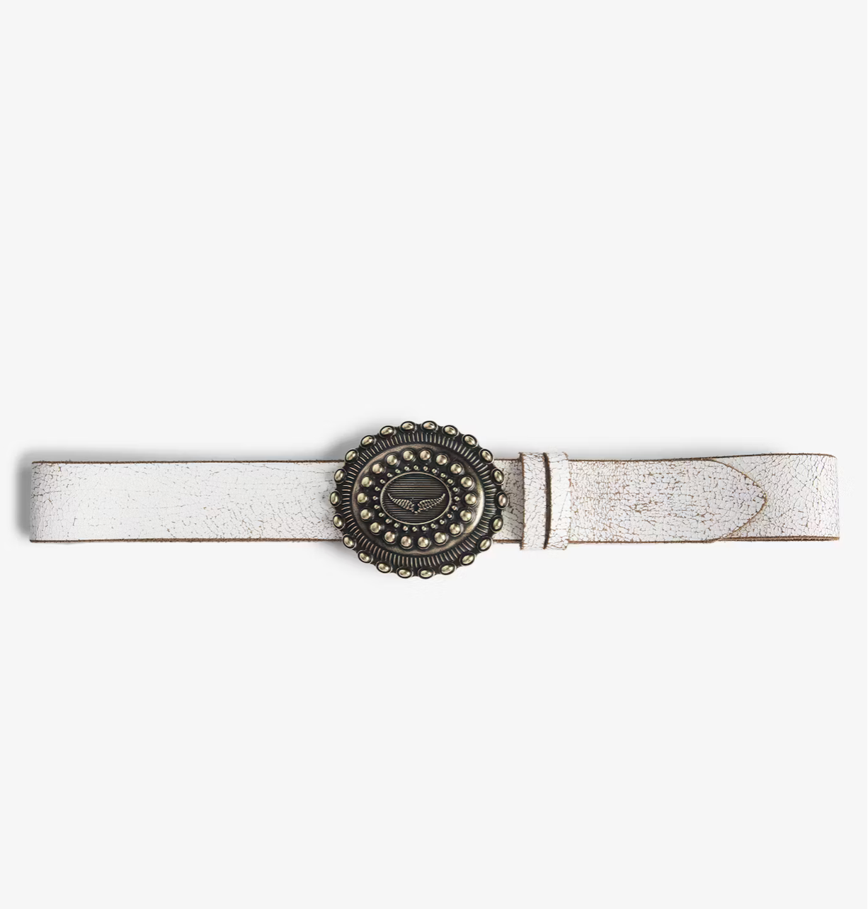 ZADIG AND VOLTAIRE | SANTA FE BELT | WHITE