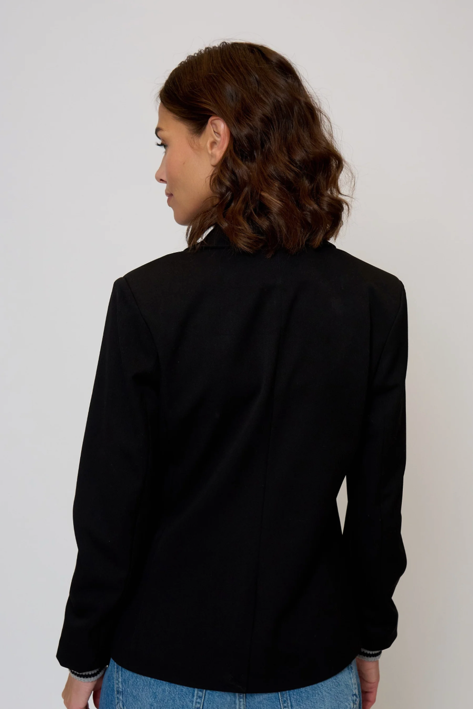 CENTRAL PARK WEST | MARIBEL PONTE BLAZER WITH DICKEY | BLACK