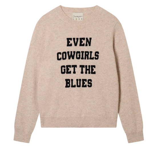 JUMPER 1234 | EVEN COWGIRLS CREW | LIGHT BROWN