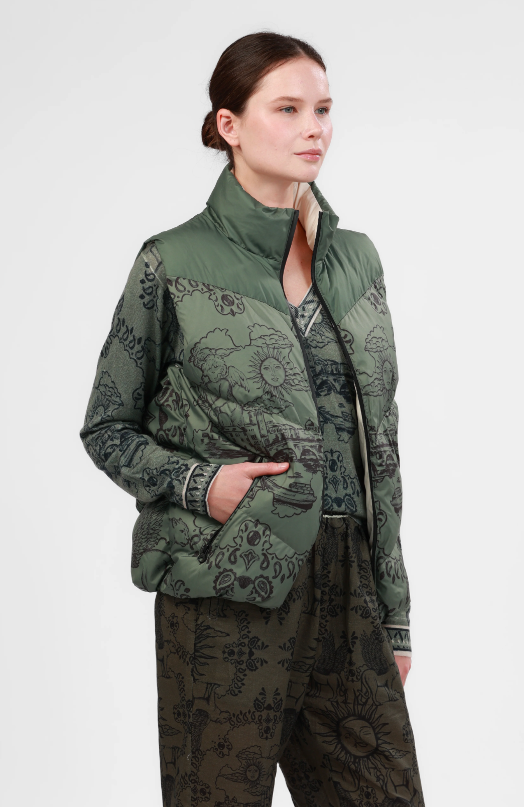 LASSURENAS | VEST ITALIAN COAST | GREEN