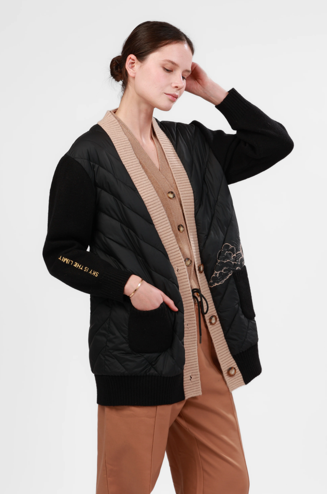 LASSURENAS | COAT ASTROLOGY | BLACK