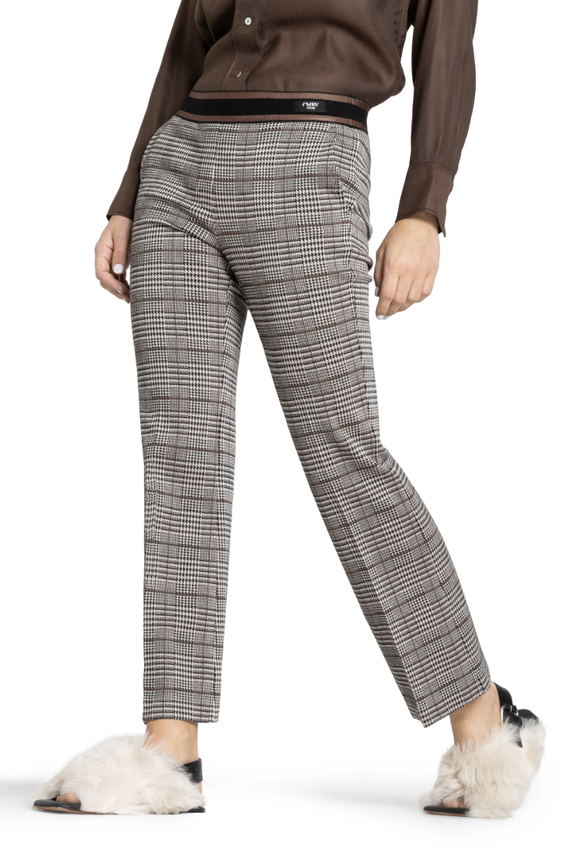 CAMBIO | FRANCOISE CROPPED | BLACK, CREAM, BROWN, CHECK