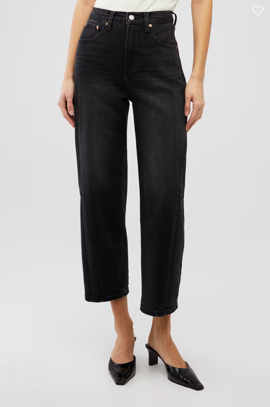 PISTOLA | ELI HIGH RISE ARCHED LEG | DARK MIDNIGHT