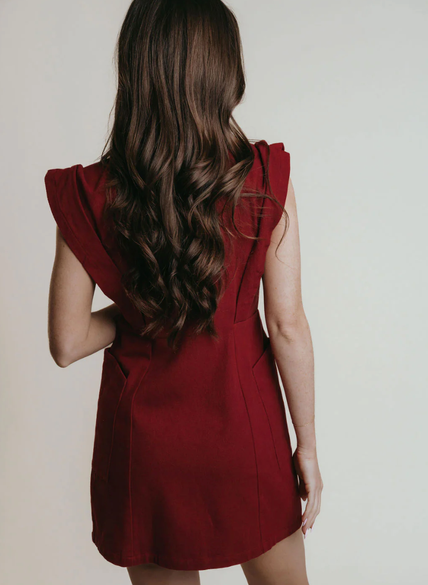 LAROQUE | PHOEBE DRESS | GARNET