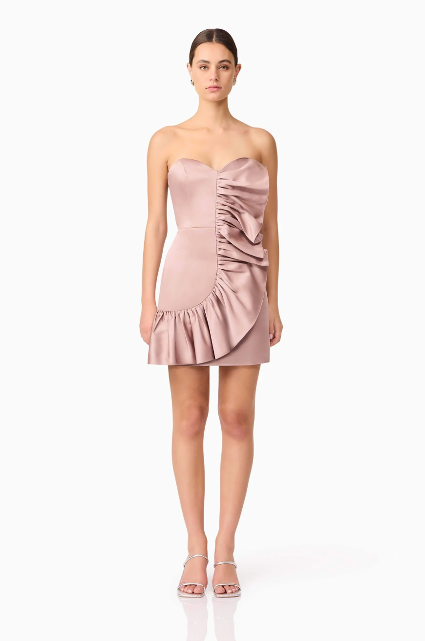 Laura Strapless Mini Dress - Pink - S Laura Strapless Mini Dress - Pink - S
