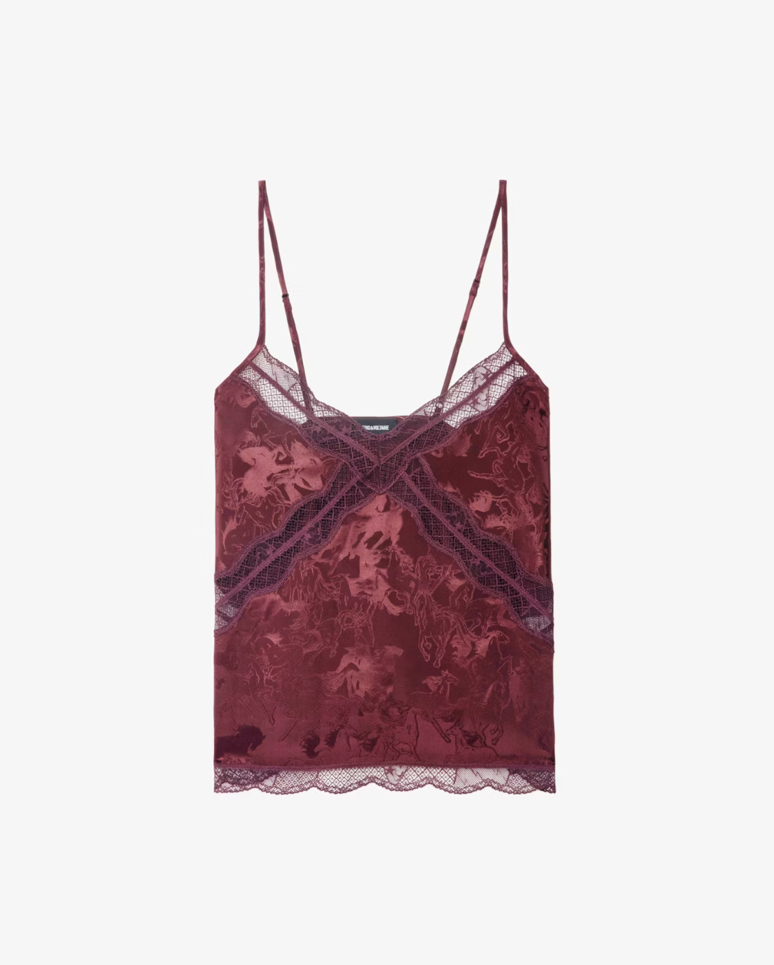 ZADIG AND VOLTAIRE | CISHI JAC HORSES | BURGUNDY