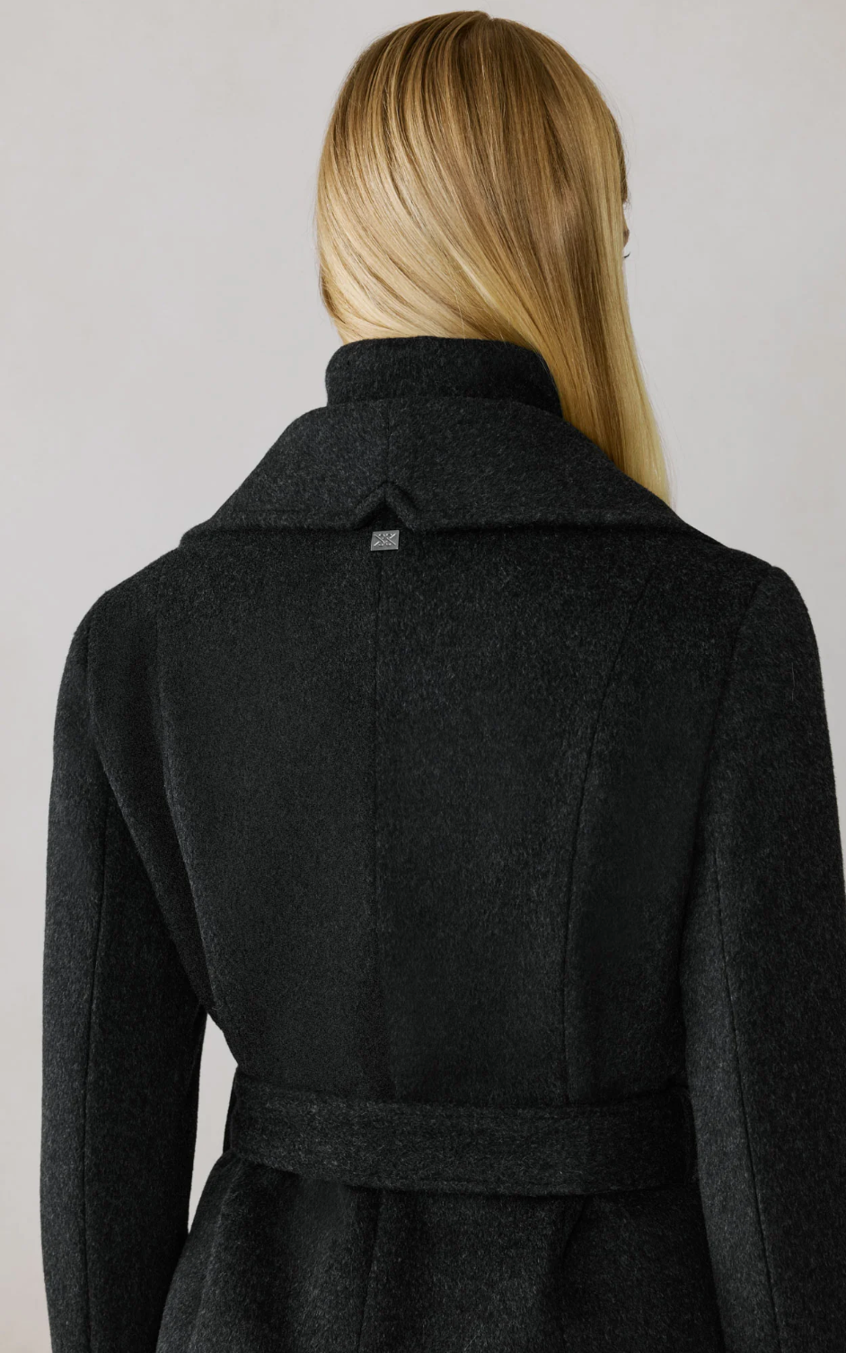 SOIA & KYO | ILANA-U COAT | BLACK HEATHER