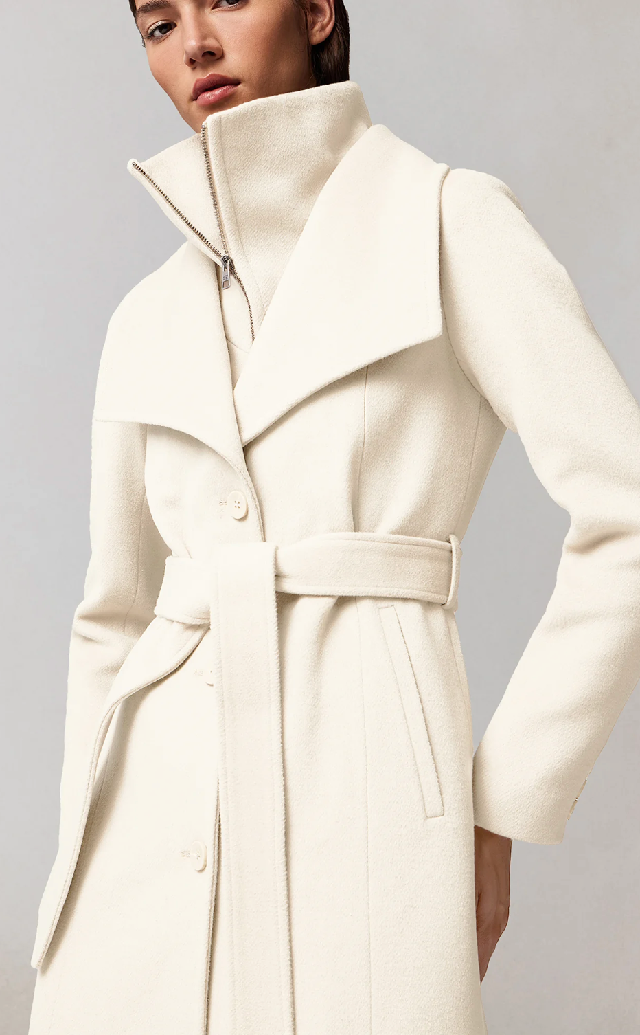 SOIA & KYO | ILANA-U COAT | POWDER