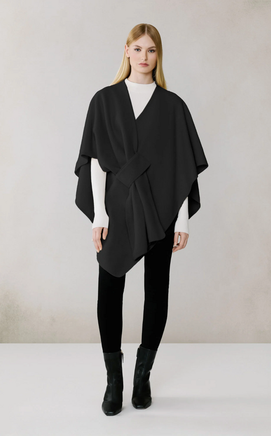 SOIA & KYO | CLAUDELLE WRAP | BLACK