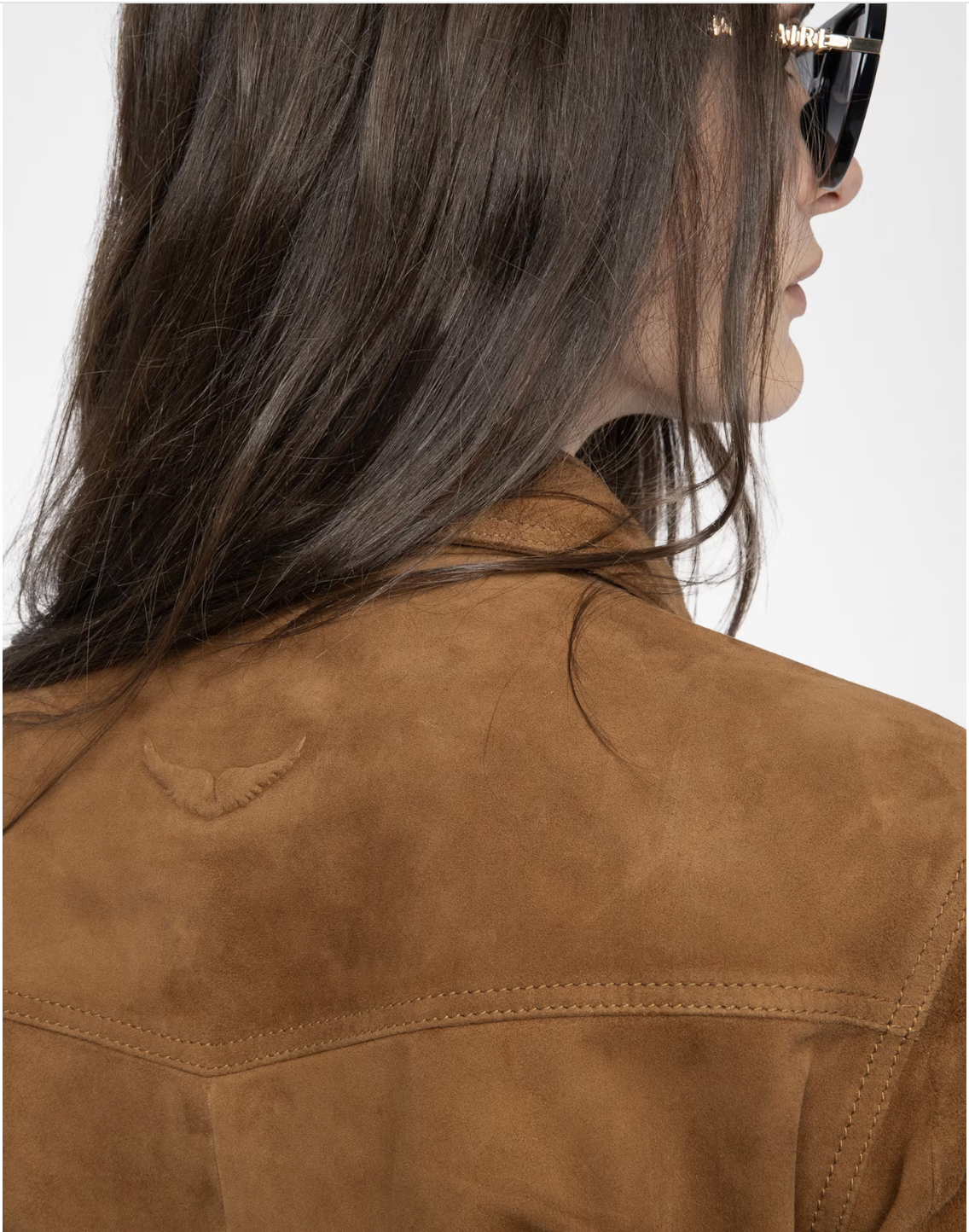 ZADIG & VOLTAIRE | THELMA SUEDE LEATHER SHIRT | DIAM