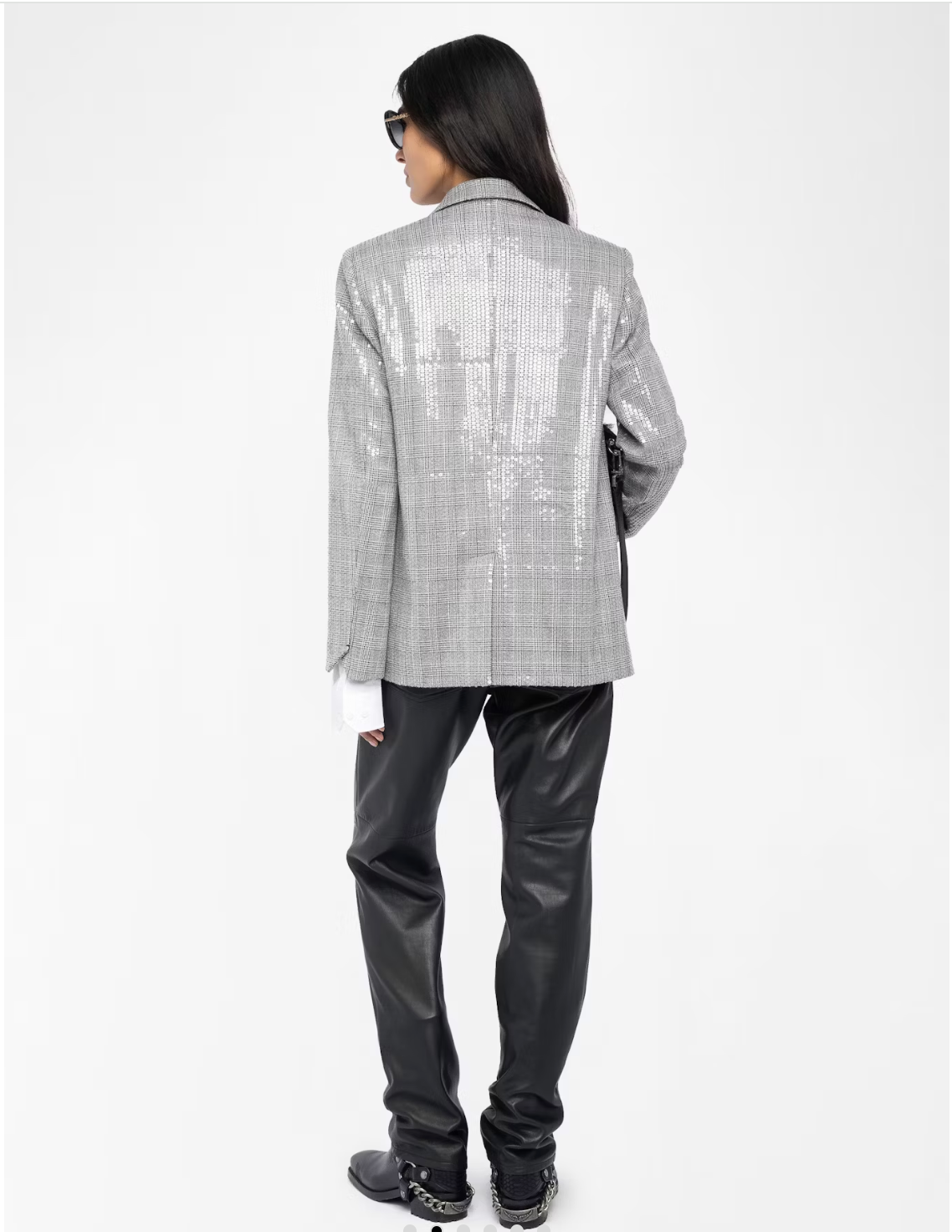 ZADIG & VOLTAIRE | VANILLE SEQUIN BLAZER | BLACK 11