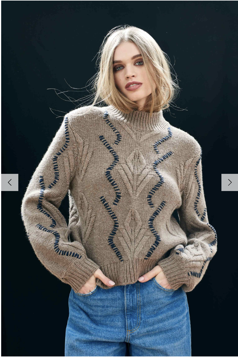 JUMPER1234 | OVERSTITCH CABLE TURTLE | MOOSE