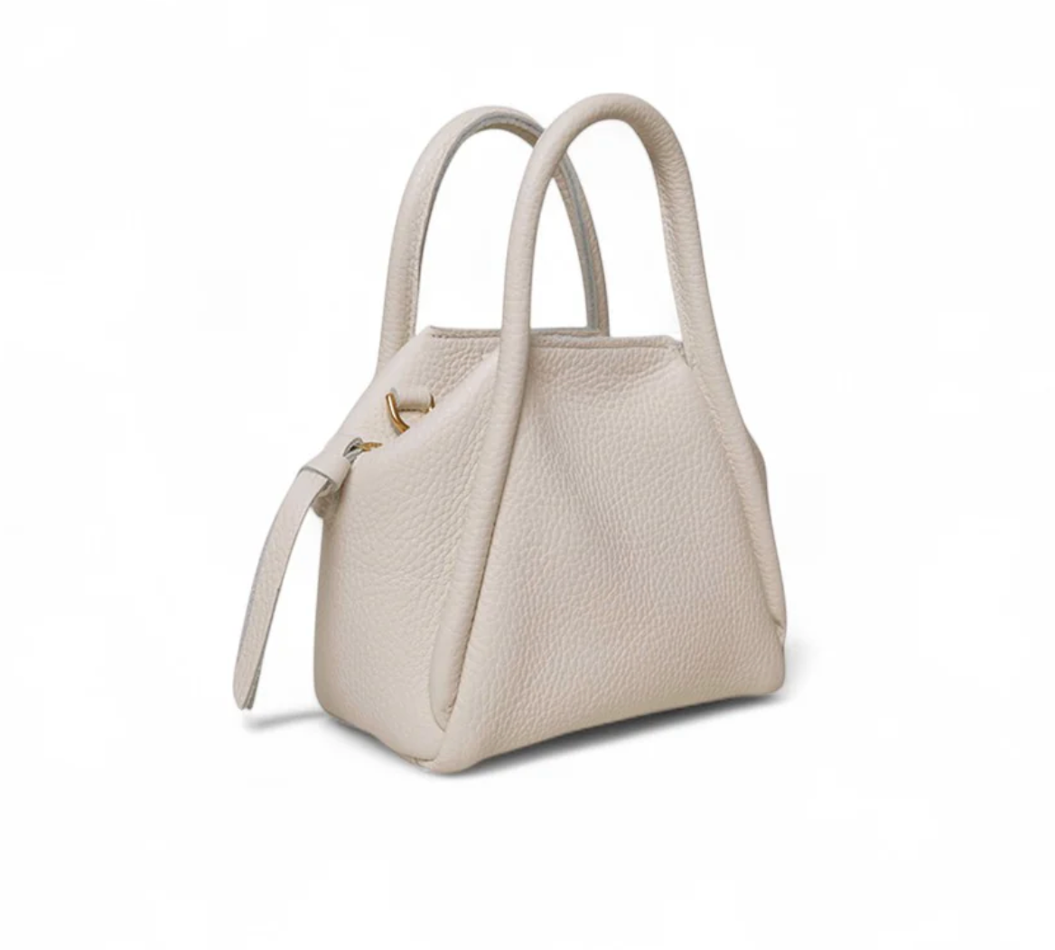 OLIVEVE BAGS | MINI TAYA TOP HANDLE CROSSBODY | LAMB ITALIAN BUFFALO COWHIDE