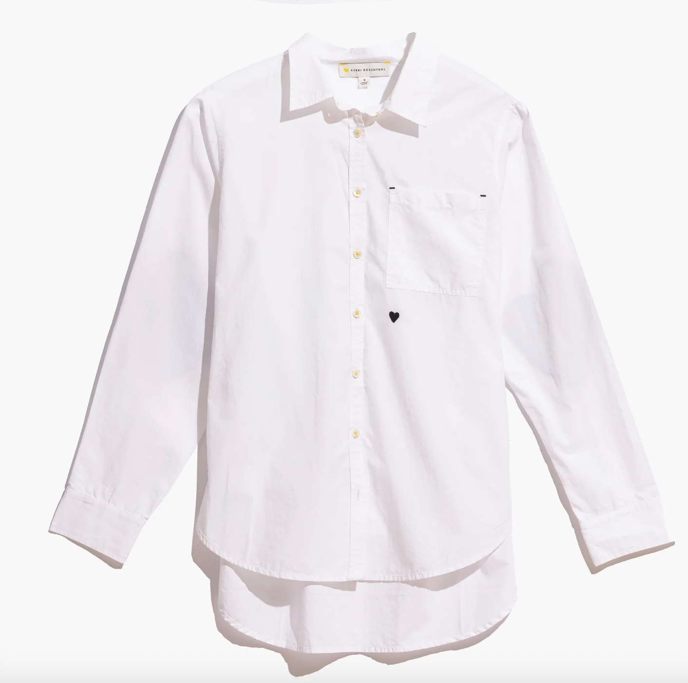 KERRI ROSENTHAL | MIA SHIRT | WHITE