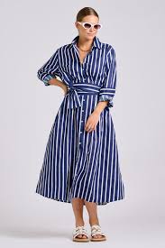 SHIRTY | LUNA LONG DRESS | MID BLUE