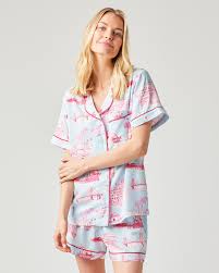 KATIE KIME | PJ SHORTS SET | CALIFORNIA TOILE