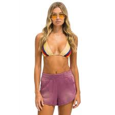 AVIATOR NATION | ESSENTIAL CLUB SHORT | FADED BERRY