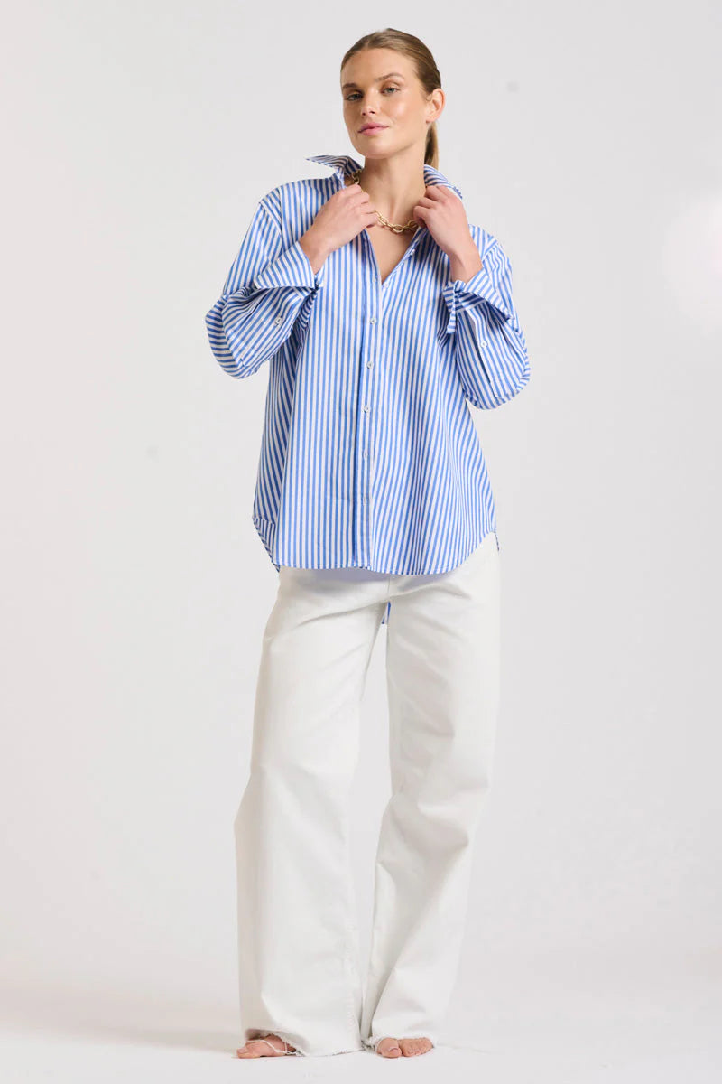 SHIRTY | ELODIE SHIRT | BLUE STRIPE